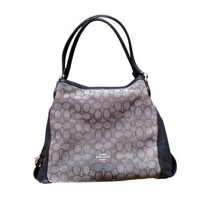 COACH signature Edie 31 bag